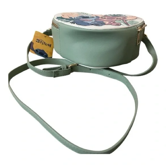 DISNEY Brand Stitch Heart-Shaped Crossbody by BIOWORLD New With Tags - Picture 5 of 13